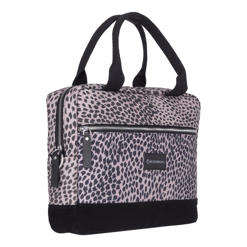 BloominBag Leopard Cita Noir 13-14 inch Laptop / Macbook Bag - Image 4